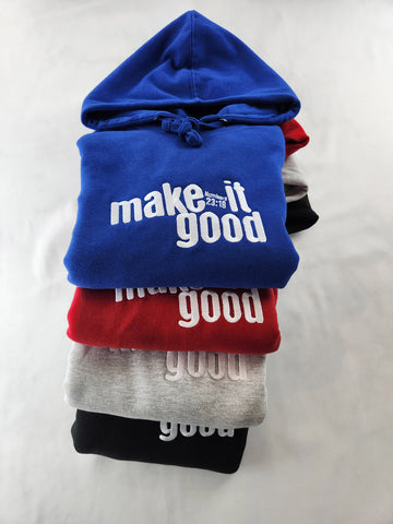 Embroidered Signature Fleece Hoodie