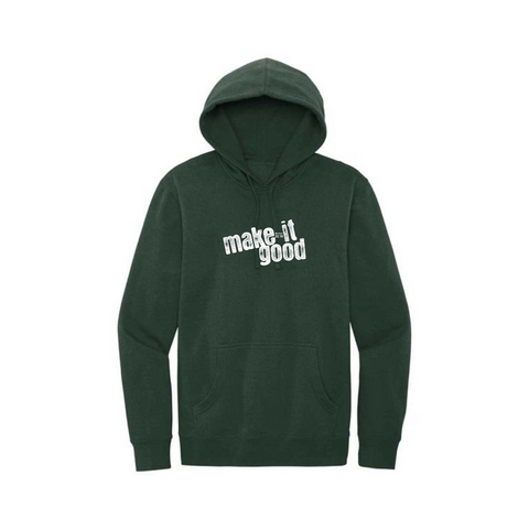 Embroidered Signature Fleece Hoodie